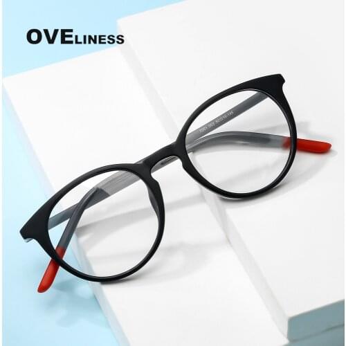 Fashion Retro Glasses Frame for Women Men Optical tr90 eyeglasses frames Myopia Prescription eye glasses full eyewear Spectacles