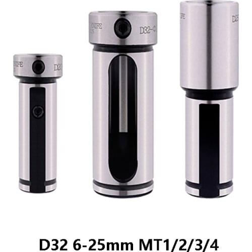 OYYU D32-6 D32-8 D32-12 D32-16 D32-20 D32-25 MT1 MT2 MT3 MT4 Reducing Sleeve Shock Absorbing Tool Sleeve CNC Auxiliary Tools