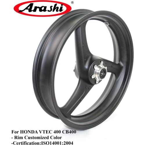 Arashi VTEC 400 1999-2014 Motorcycle Front Wheel Rim For HONDA VTEC400 99-2008 2009 2010 2011 2012 2013 2014 Black