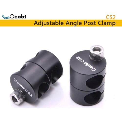 CS2 adjustable angle post clamp 360°rotating optical post connecting fixture sliding fixed block optical axis universal research