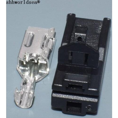 Shhworldsea 6.3mm Series 1P Car Connector Female Cable Adapters