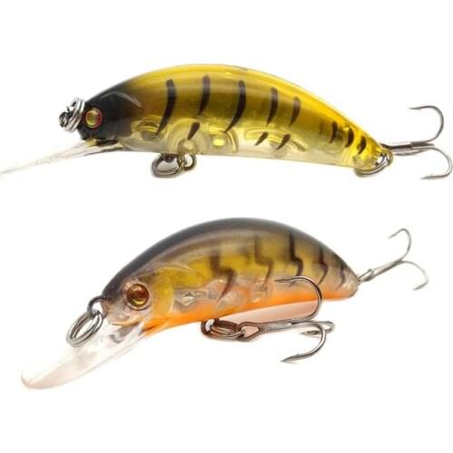 WATERBOY Reflective 3DS Colorful Mini Minnow Fishing Lure 5cm 2.0in 4g 0.1oz Lifelike Bright Colors Peche Classic Angling Bait