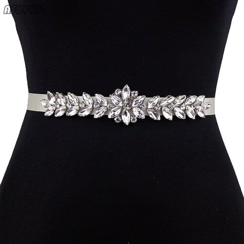 Fashion Women Belt Wedding Bridal Wedding Belt Accessories Rhinestone Sash Crystal Beads Bridesmaid Belt For Wedding Dress