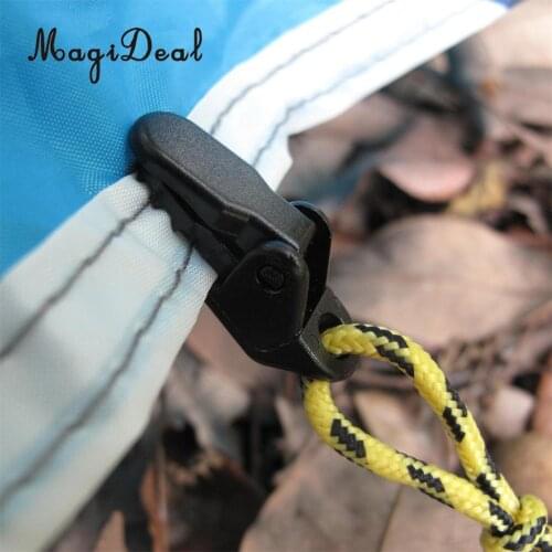 10Pcs Awning Clamp Tarp Clips Snap Hangers Tent Camping Survival Tighten Tool Camp Supplies Outdoor Camping Accessories