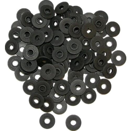 100PCS Black Plastic Shoulder Washers Binder For Tattoo Machine Parts Supply -- TMP-49