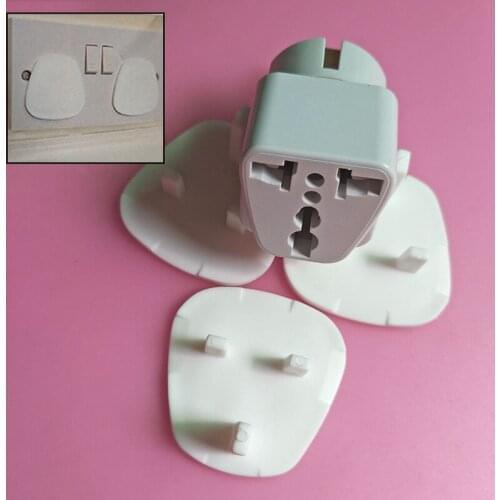 12 Pcs Plug Socket Covers Babies Childrens Safety Protector For UK 3 Pin Sockets
