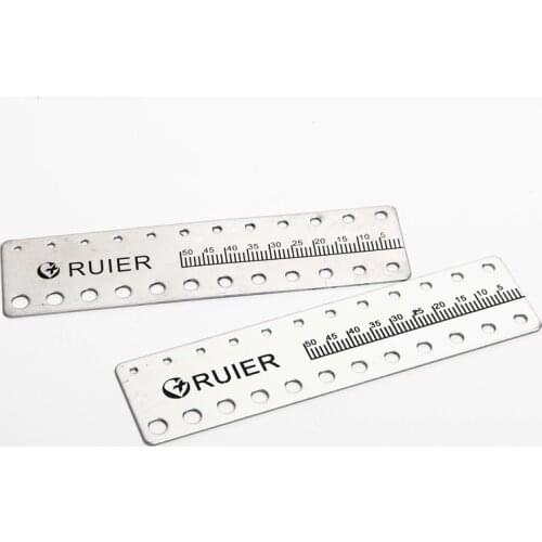 2Pcs/set New Dental Endo Rulers Span Measure Scale Ruler