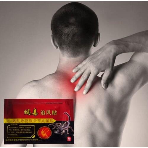 2020 Chinese Herbal Pain Relief Patches Scorpion Venom Orthopedic Analgesic Plasters for Rheumatism Cervical vertebra Joint Pain