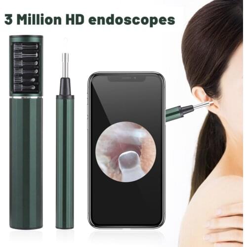 3.9mm WIFI Otoscopio Smart Visual Ear Stick Ear Wax Cleaner Ear Spoon Cleaning Endoscopio Ear Pick Otoscope Borescope Ear Clean