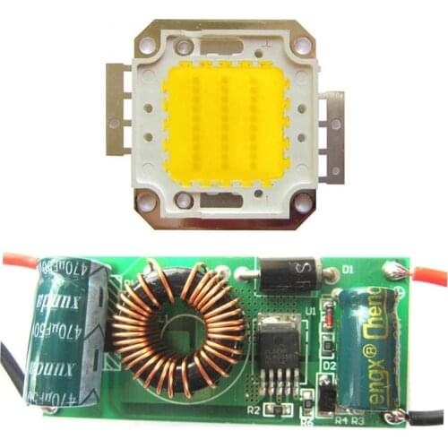 30W Warm White 3000~3500K SMD LED flood light Part + Input DC 12~24V Output 27V-38VDC LED Driver