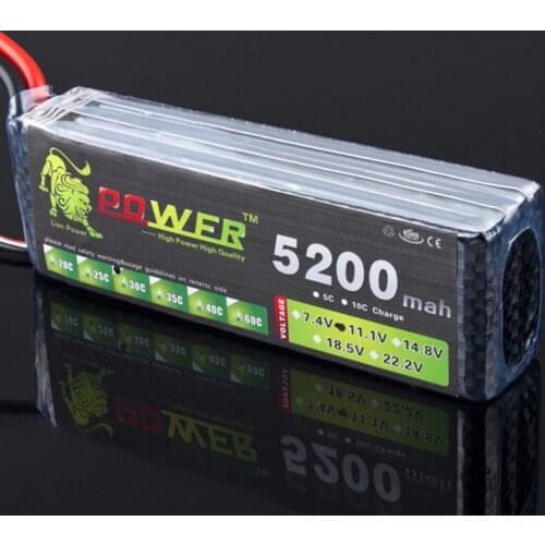 LION POWER 11.1v 1500mAh 2200mah 2800mah 3000mah 4200mah 5200mah lipo battery T/XT-60 for RC helicopter/car/boat toys 3s battery