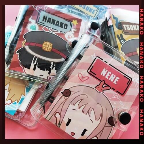 Anime Toilet-Bound Hanako-kun Yahiro Nene Men Women Student Mini Hand Account Notebook Diary Notepad Memorandum Book Xmas Gifts