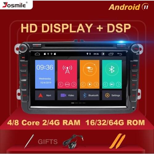 2 Din Android 11Car DVD Player For VW Volkswagen Passat b6 b7 Skoda Octavia Superb 2T5 Golf 5 Polo Seat leon Radio GPSMultimedia