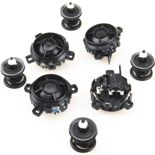 AZQFZ 4set Tweeter Horn Rear Door Loudspeaker Car Speaker&Fit Clips For VW Golf MK5 MK6 GTI Rabbit Scirocco 5KD035411A 7L6868243
