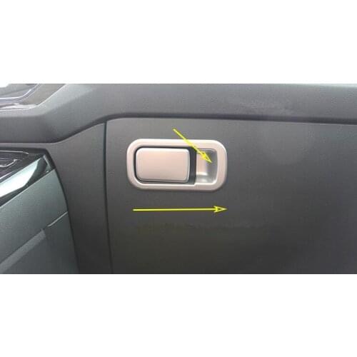 For Volkswagen VW Touran 2016 2017 Car Co-driver Passenger Seat Glove Storage Box Switch Cover Trim Car-styling ABS
