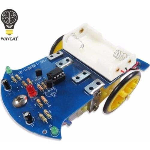 Suq T Intelligent Tracing Smart Car Chassis Kit Trace Intelligent Track Line Car Fun Electronic Production DIY Kit Practice