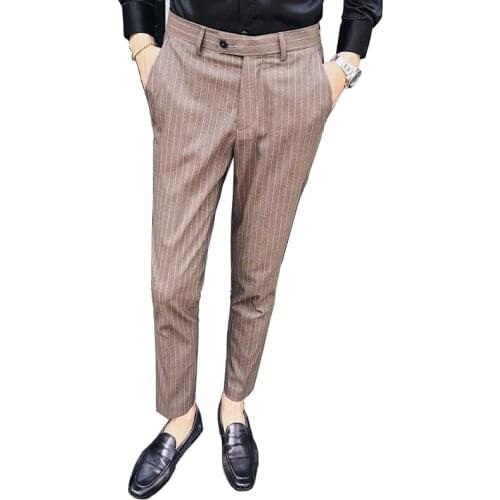 Мужские брюки в клетку Left ROM China At AliExpress