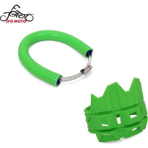Motorcycle Adjustable Pipe Heat Shields Exhaust Pipe Protector Guard Silica Gel Steel For KTM HONDA YAMAHA KAWASAKI SUZUKI