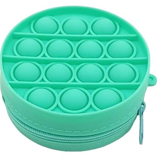New Arrival Silicone Pencil Case Push Pop Bubbles Simple Dimple Stationary Bag Popper Sensory Pencil Case Student Supplies 2021