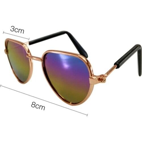 Lovely Pet Cat Dog Glasses Photos Props Pet Eye-wear Dog Pet Sunglasses Personality Trend Sunglasses Pet Decor Supplies Decor