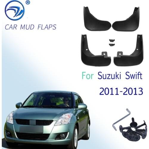 Front Rear Mud Flaps For Suzuki Swift 2011 2012 2013 Fender Splash Guards Mudflaps Mudguards Car Accessories