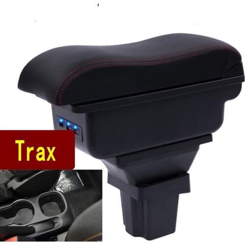 For Car Chevrolet Trax Armrest Box central Store content Storage arm support elbow rest