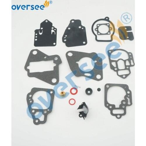 1395-9761-1 Carburetor Gasket and Diaphragm Kit Fit for Mercury Mariner 15, 18, 20, 25 HP Replace 1395-9761 1