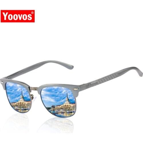 Yoovos 2021 Polarized Men Sunglasses Vintage Brand Designer Classic Sun Glasses High Quality Oculos De Sol Feminino UV400