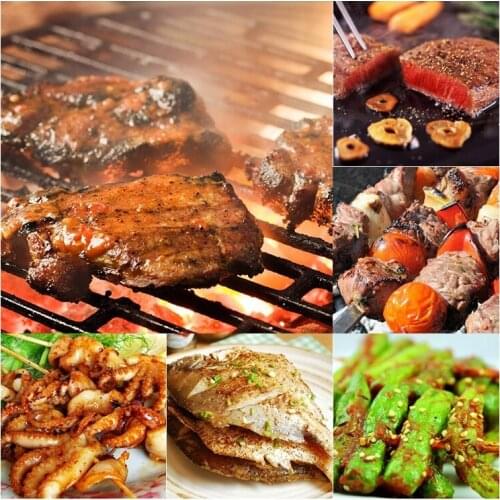 Stainless Steel Barbecue Rack Grilling Roasting Stand Picnic Utensil Picnic Barbecue tools Smoking Rib Racks BBQ Accessories