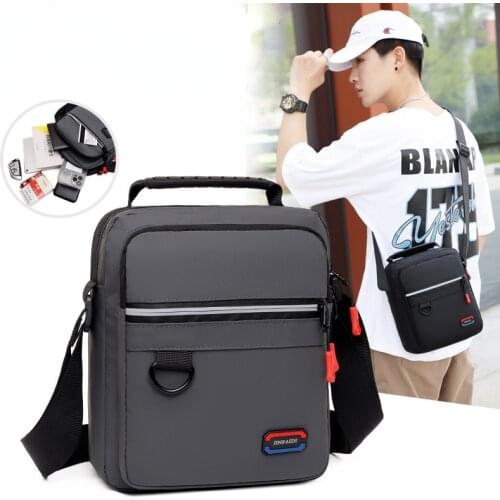 New Mens Fashion Trend Single Shoulder Bag Retro Simple Messenger Bag Mens Oxford Cloth Handbag Crossbody bag for man