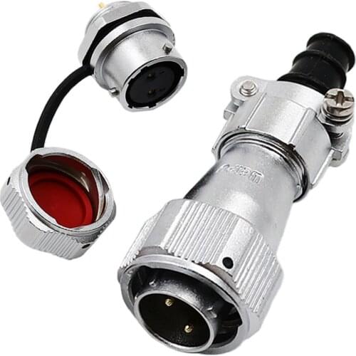 WEIPU WY16 TI/ZM M16 Waterproof Connector 2 3 4 5 7 9 10 Pin Male Plug Female Panel Socket Panel Mount Solder Crimp Termination