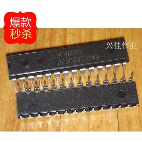 10PCS New original authentic DIP HT46R23 microcontroller Microcontroller DIP-28 package