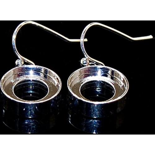 12pcs DIY interchangeable earring for women round imitation Kameleon drop earring ( insert jewelpop not including ) 2016