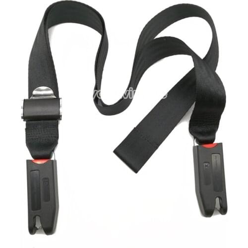 160cm Adjustable ISOFIX LATCH Belt Connector Double Interface Connection For Baby Car Safety Seat Child Seats ISOFIX Auto Seat