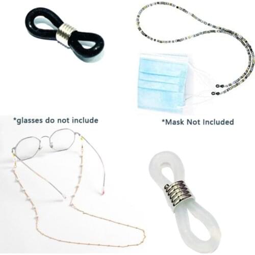 1 Pc/Lot Glasses Chain Silicone Ring Non-slip Connector Strap Eye Rope Sunglasses Chain Ring Glasses Accessories Wholesale