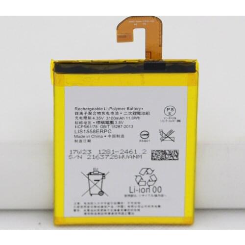 5pcs/lot l3100mAh LIS1558ERPC Replacement Battery For SONY Xperia Z3 L55T L55U D6653 D6633 Genuine Phone Battery