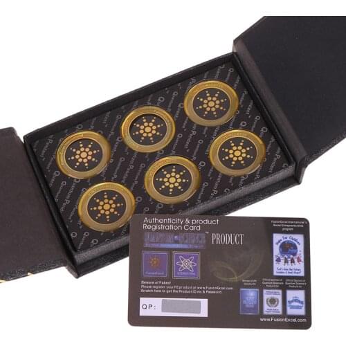 6pcs Anti Radiation Protection from EMF Fusion Excel Anti-Radiation Shield Sticker Mobile Phone Sticker For Cell Phone