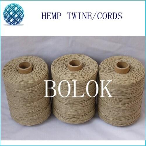 8pcs/lot 1.2mm beewaxed hemp cords 750feet,230m/spool, light color natural cords by free shipping