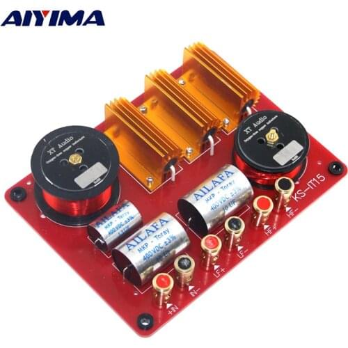 AIYIMA Tweeter Bass Audio Speakers 600W Two Ways Frequency Divider Filter Professional Line Array Crossover DIY For Stage