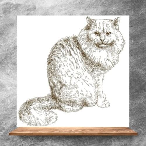 Noble cat Clear Stamps DIY Scrapbooking Album Card Making DIY Decoration Making Embossing Stencil