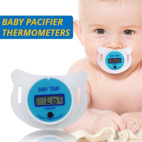 Baby Nipple Thermometer Forehead Digital ABS Temperature Measuring Tools Mouth Digital LCD Display