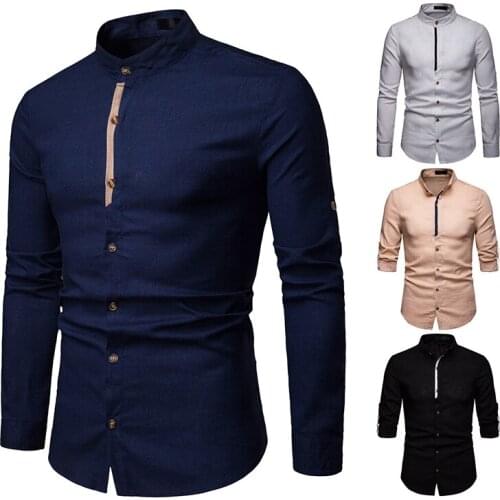 Мужские льняные рубашки Covrlge China At AliExpress