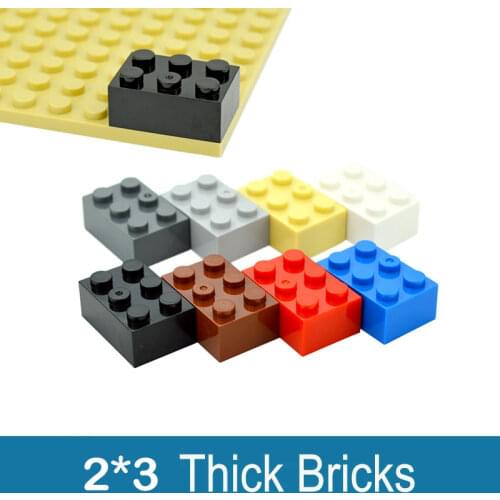 DIY Building Blocks 3002 Thick Figures Bricks 2x3 Dots Educational Creative Size Compatible Assembles Particles For Children