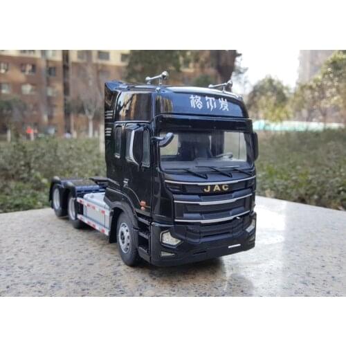 Exquisite,Collectible Alloy Model Gift 1:24 Ratio JAC GALLOP A5W Truck Tractor Trailer Vehicles DieCast Toy Model for Decoration