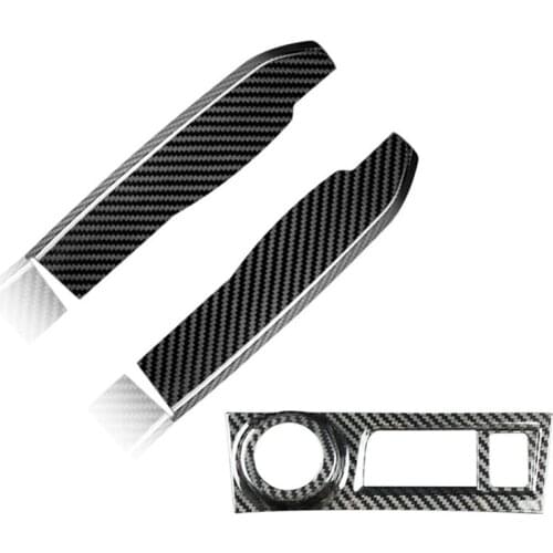 Carbon Fiber Center Console CD Panel Trim Ignition Device Start Button Frame for Subaru BRZ Toyota 86 2013-2020