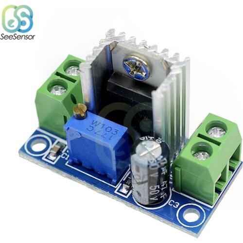 LM317 Adjustable Voltage Linear Regulator Power Supply Module DC-DC 4.2-40V To 1.2-37V Step Down Buck Converter Board