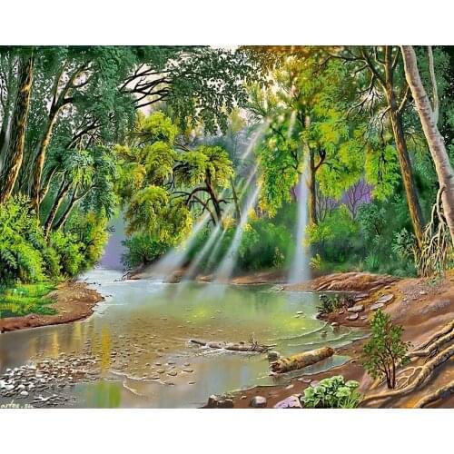 A12180 11CT/14CT/18CT/25CT/28CT tree patterns Counted Cross Stitch DIY Cross Stitch Kits Embroidery Needlework Sets