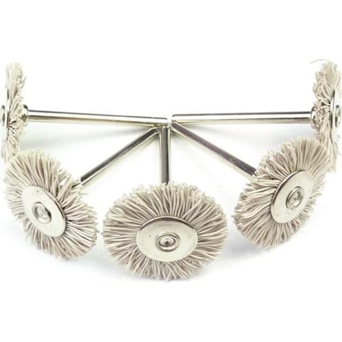 DuPont Nylon Abrasive Brushes dremel accessories Polishing Wheel Set suit for Dremel engraving Rotary Tools