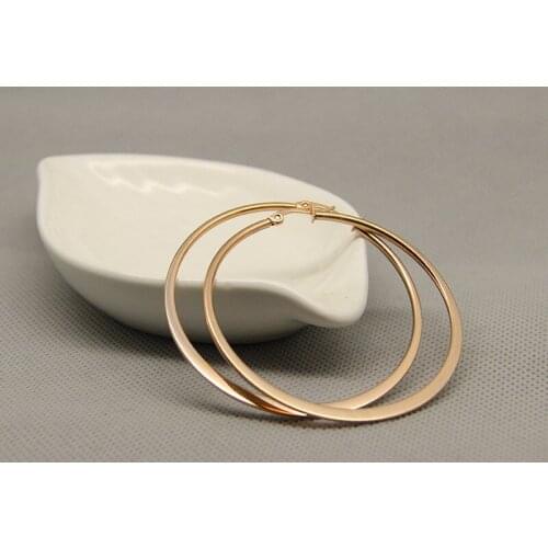 New Design Pendientes Mujer Hoop Earrings Stainless Steel Gold/Silver Color Circle Basketball Earring For Women Jewelry E020385