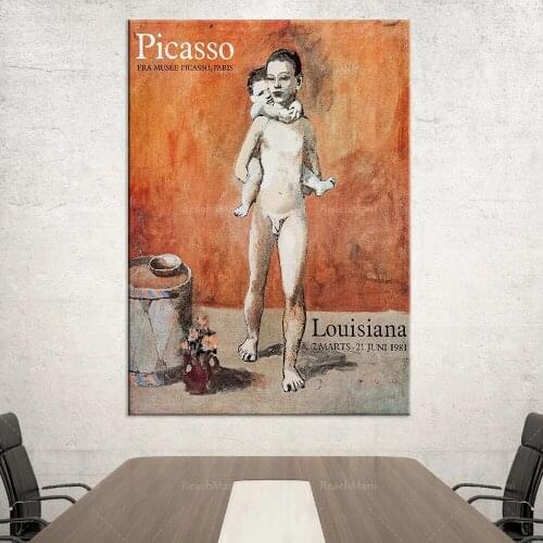 Affiche Les Deux Frères par Pablo Picasso // Exposition du Musée de la Louisiane en 1981 // Affiche Picasso // Affiche ancienne